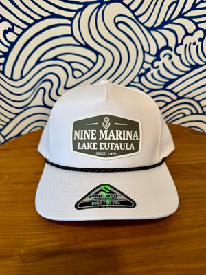 BRANDED - HAT SILICONE 1971 PATCH NINE MARINA LAKE EUFAULA
