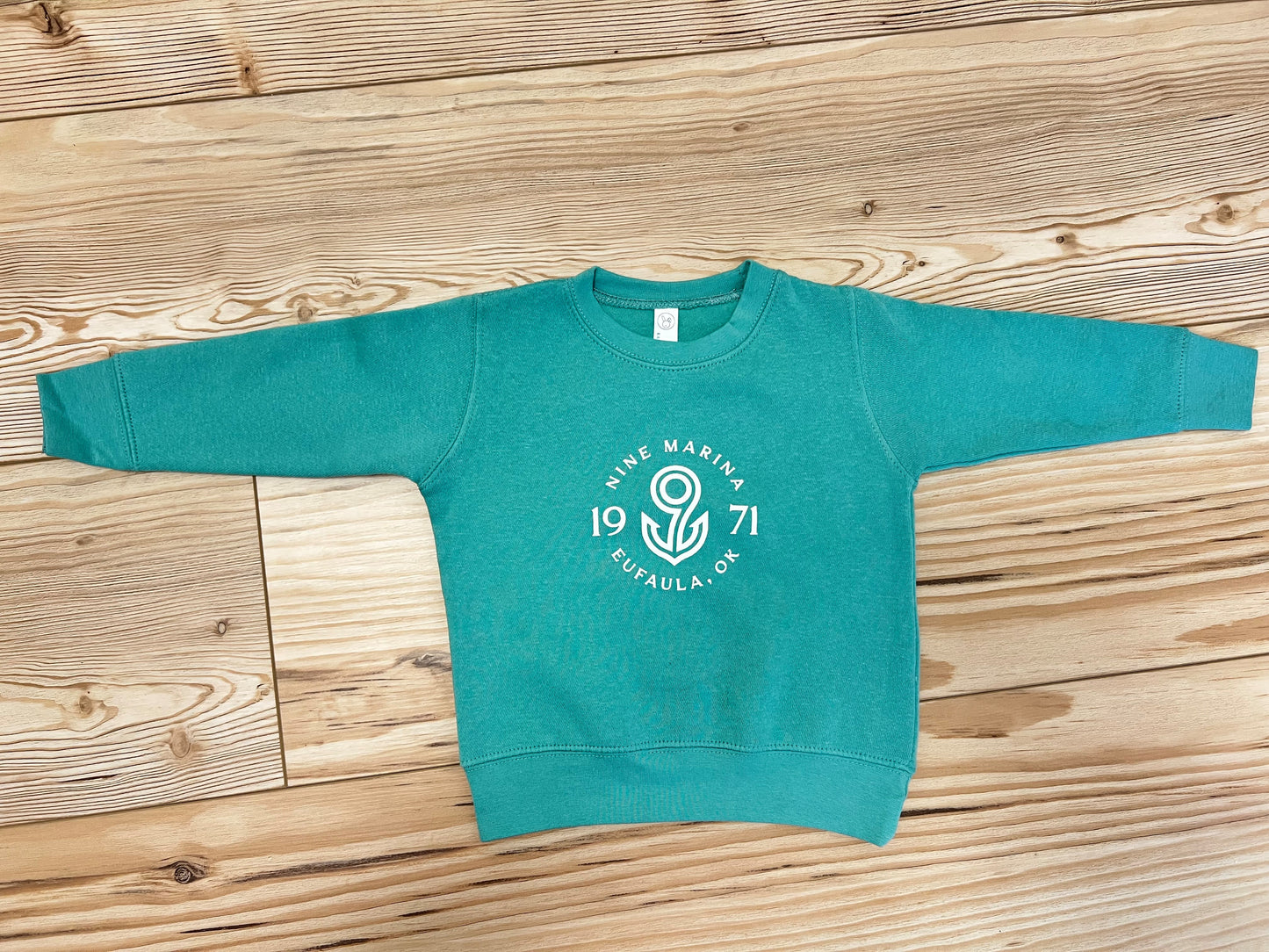 YOUTH CREWNECK TRUQ W/ WHITE BADGE LOGO WINTER '24