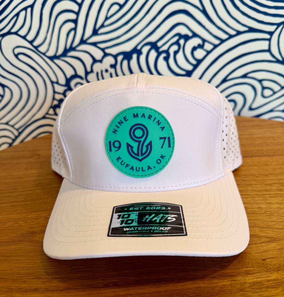 1010/26 - PVC TURQ 9 BADGE 7 PANEL