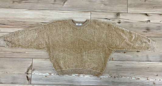 DOUBLE ZERO - SWEATER CHENILLE TAUPE FALL '24