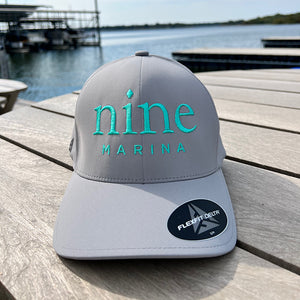 DELTA HAT SILVER NINE LOGO