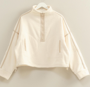 HYFVE - 2 TONE 1/4 ZIP PULLOVER