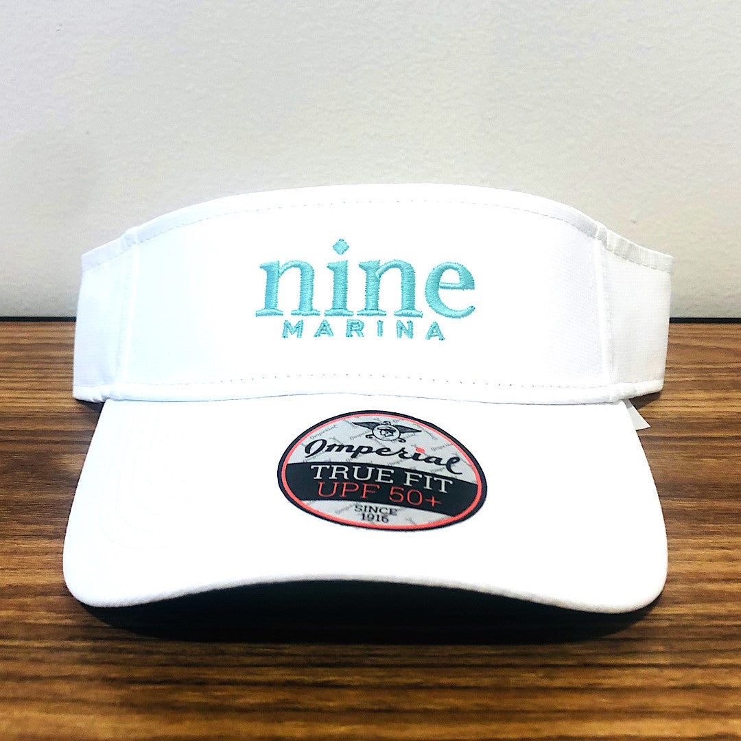 STACKED LOGO WHITE VISOR